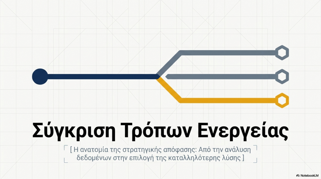 Σύγκριση Τρόπων Ενεργείας: Η επιλογή της καταλληλότερης λύσης